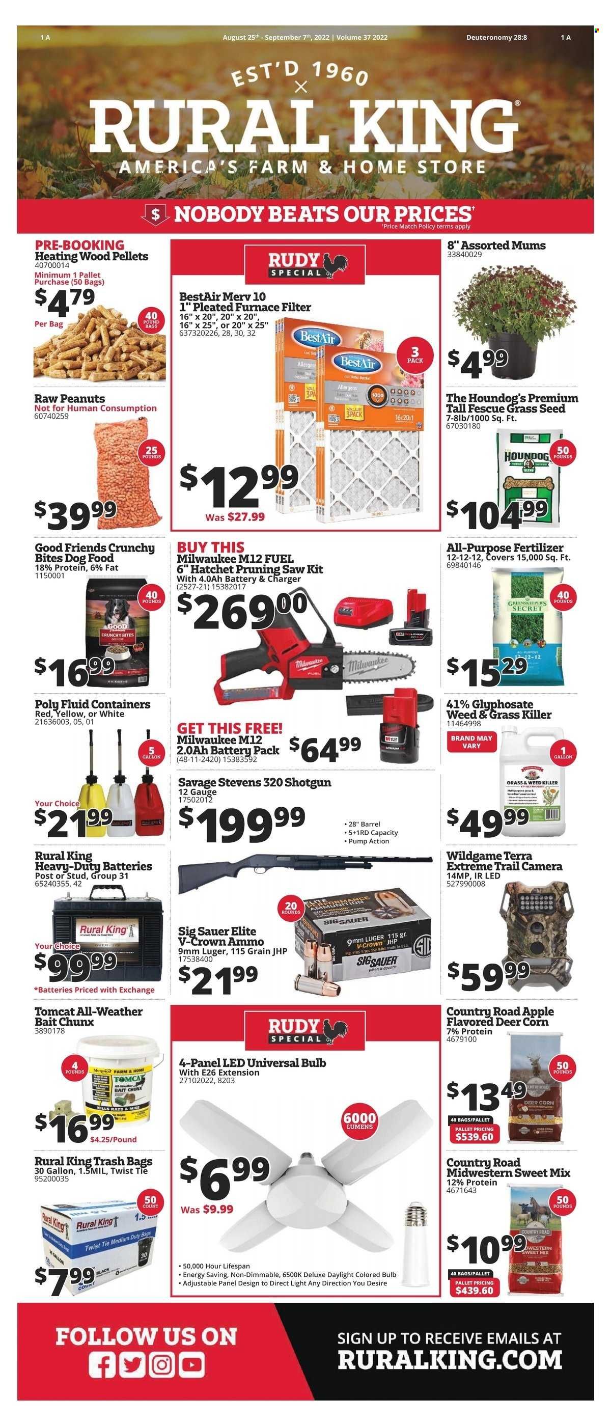 Rural King Weekly Ad Flyer Specials August 25 to September 7, 2022