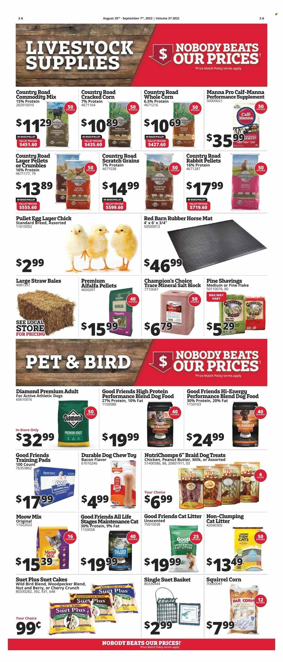 Rural King Weekly Ad Flyer Specials August 25 to September 7, 2022