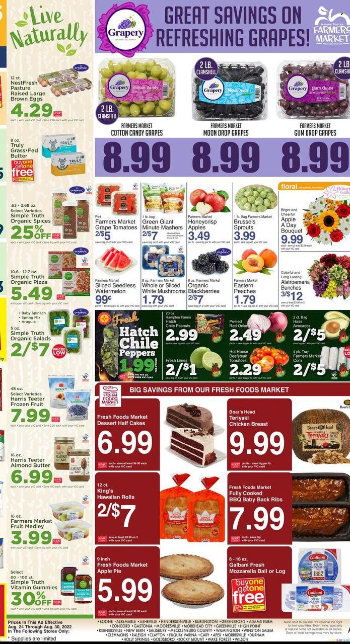 Harris Teeter Weekly Ad Flyer Specials August 24 to August 30, 2022