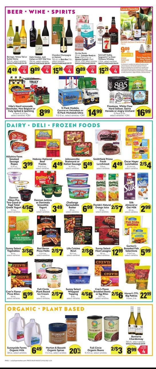 Lucky California Weekly Ad Flyer Specials August 24 to August 30, 2022