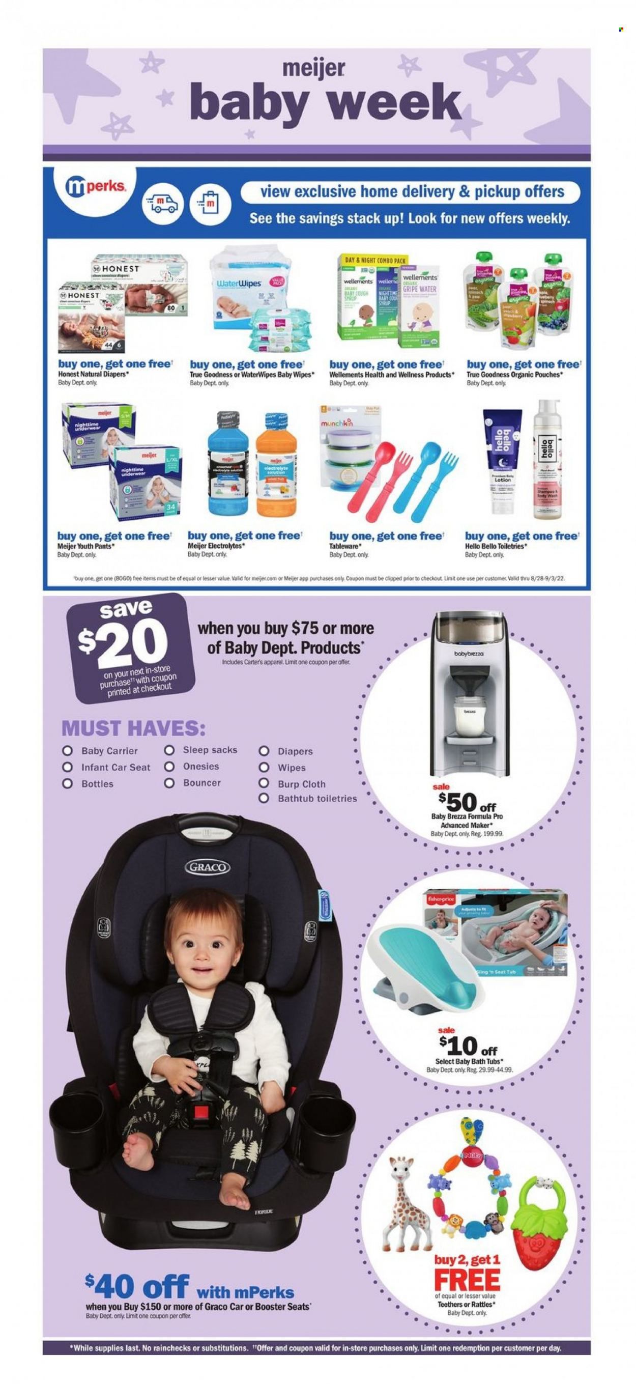 Meijer (IL, IN, KY, MI, OH, WI) Weekly Ad Flyer Specials August 28 to September 3, 2022