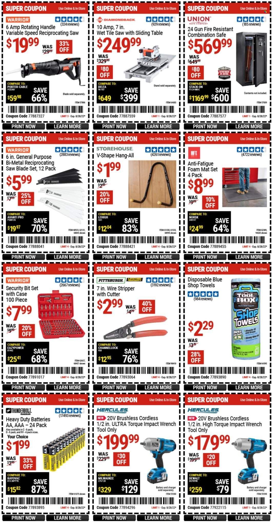 Harbor Freight Weekly Ad Flyer Specials August 26 to August 28, 2022