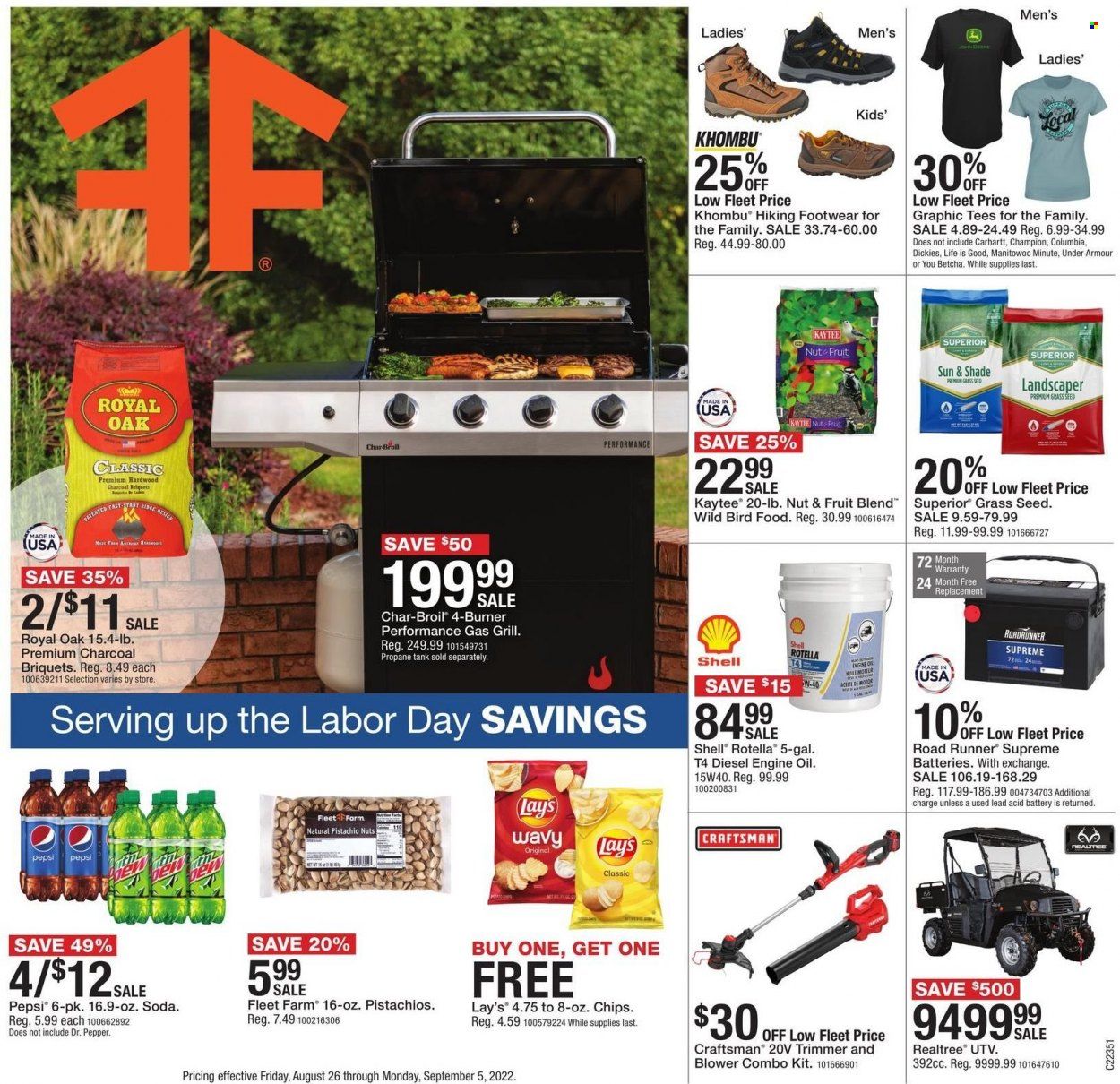 Fleet Farm (IA, MN, ND, WI) Weekly Ad Flyer Specials August 26 to September 5, 2022