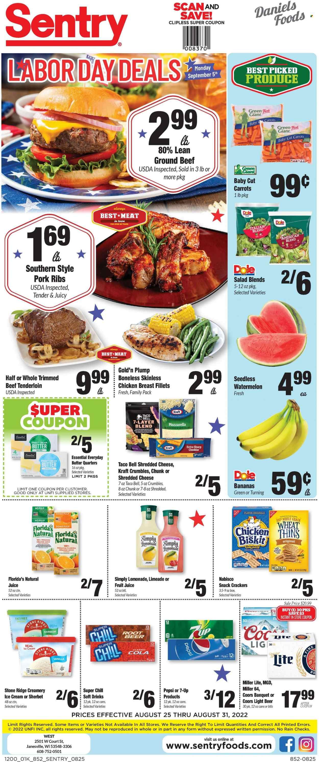 Sentry Foods Weekly Ad Flyer Specials August 25 to August 31, 2022