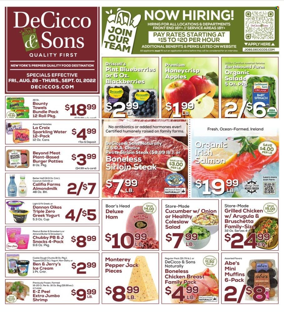 DeCicco & Sons (NY) Weekly Ad Flyer Specials August 26 to September 1, 2022