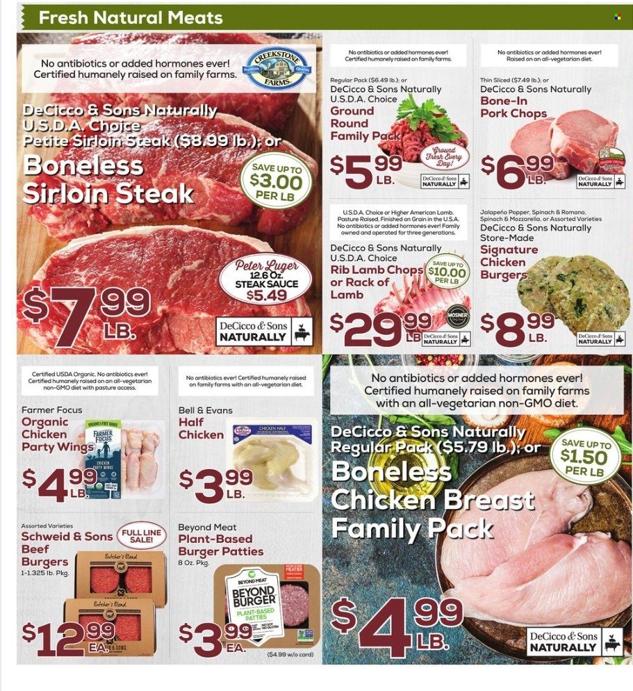 DeCicco & Sons (NY) Weekly Ad Flyer Specials August 26 to September 1, 2022