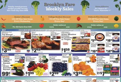 Brooklyn Fare (NY) Weekly Ad Flyer Specials August 26 to September 1, 2022