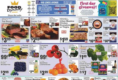 Food Dynasty (NY) Weekly Ad Flyer Specials August 26 to September 1, 2022