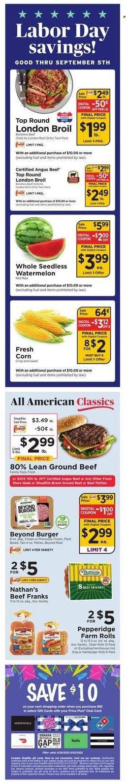 ShopRite (CT, DE, MD, NJ, NY, PA) Weekly Ad Flyer Specials August 28 to September 3, 2022
