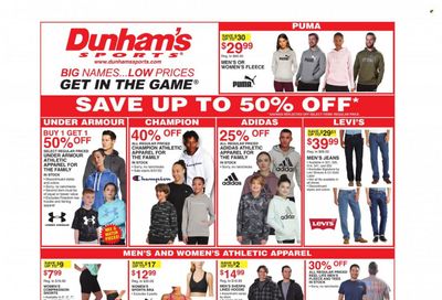 Dunham's Sports (MI, PA, WI) Weekly Ad Flyer Specials August 27 to September 1, 2022