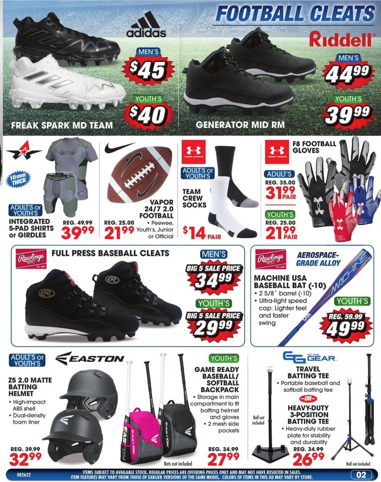 Big 5 (AZ, CA, CO, ID, NM, OR, UT, WA) Weekly Ad Flyer Specials August 26 to September 5, 2022