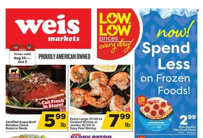 Weis (MD, NY, PA) Weekly Ad Flyer Specials August 25 to October 5, 2022