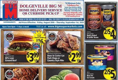 Big M (NY, PA) Weekly Ad Flyer Specials August 26 to September 1, 2022