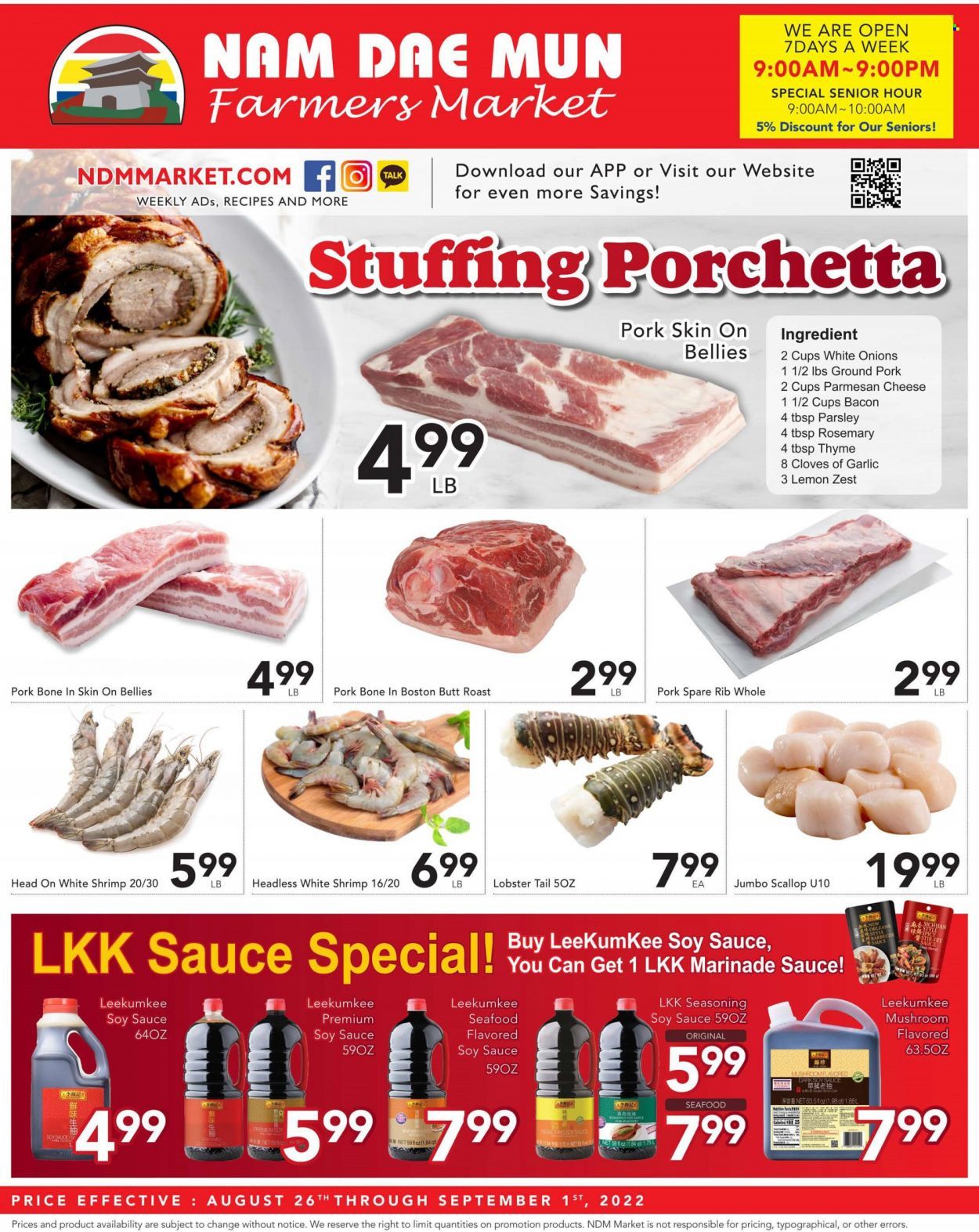 Nam Dae Mun Farmers Market (GA) Weekly Ad Flyer Specials August 26 to September 1, 2022