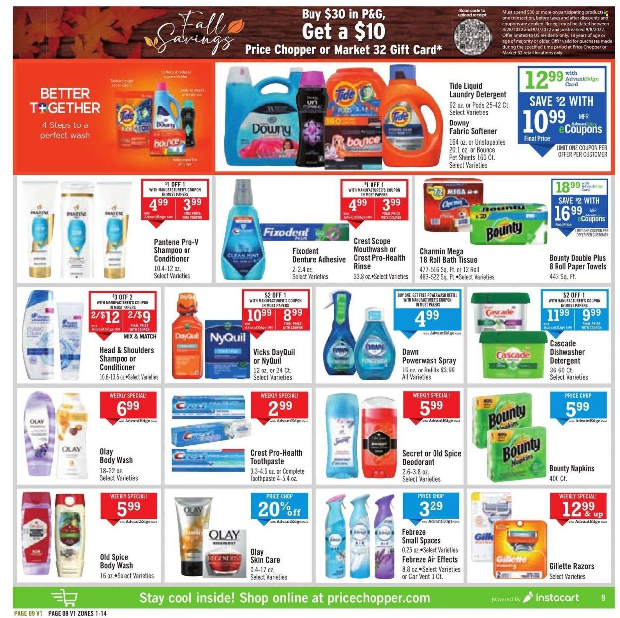Price Chopper (CT, NY, PA, VT) Weekly Ad Flyer Specials August 28 to September 3, 2022