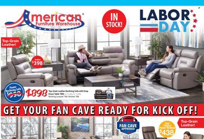 American Furniture Warehouse (AZ, CO, TX) Weekly Ad Flyer Specials August 28 to September 3, 2022