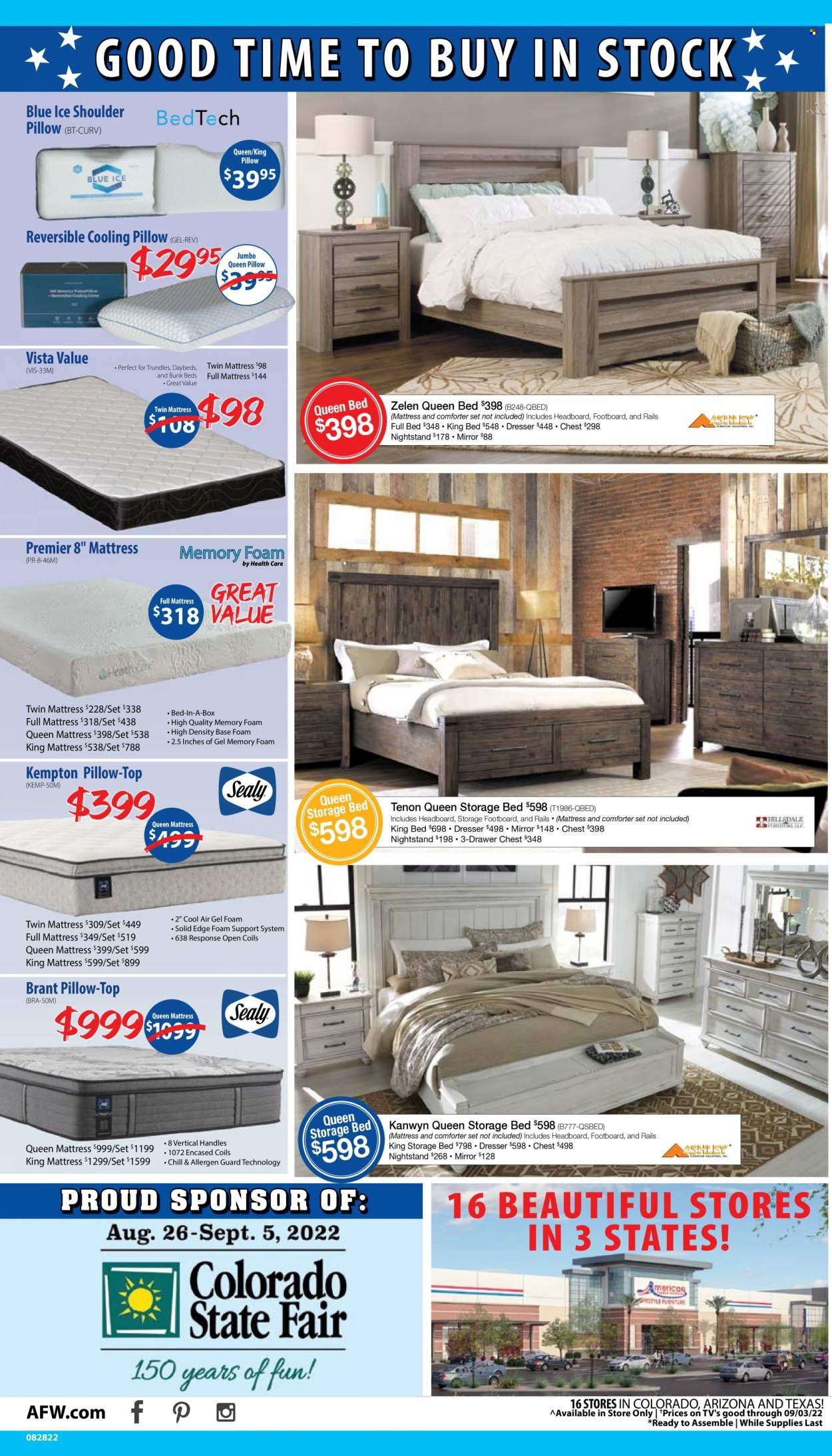 American Furniture Warehouse (AZ, CO, TX) Weekly Ad Flyer Specials August 28 to September 3, 2022