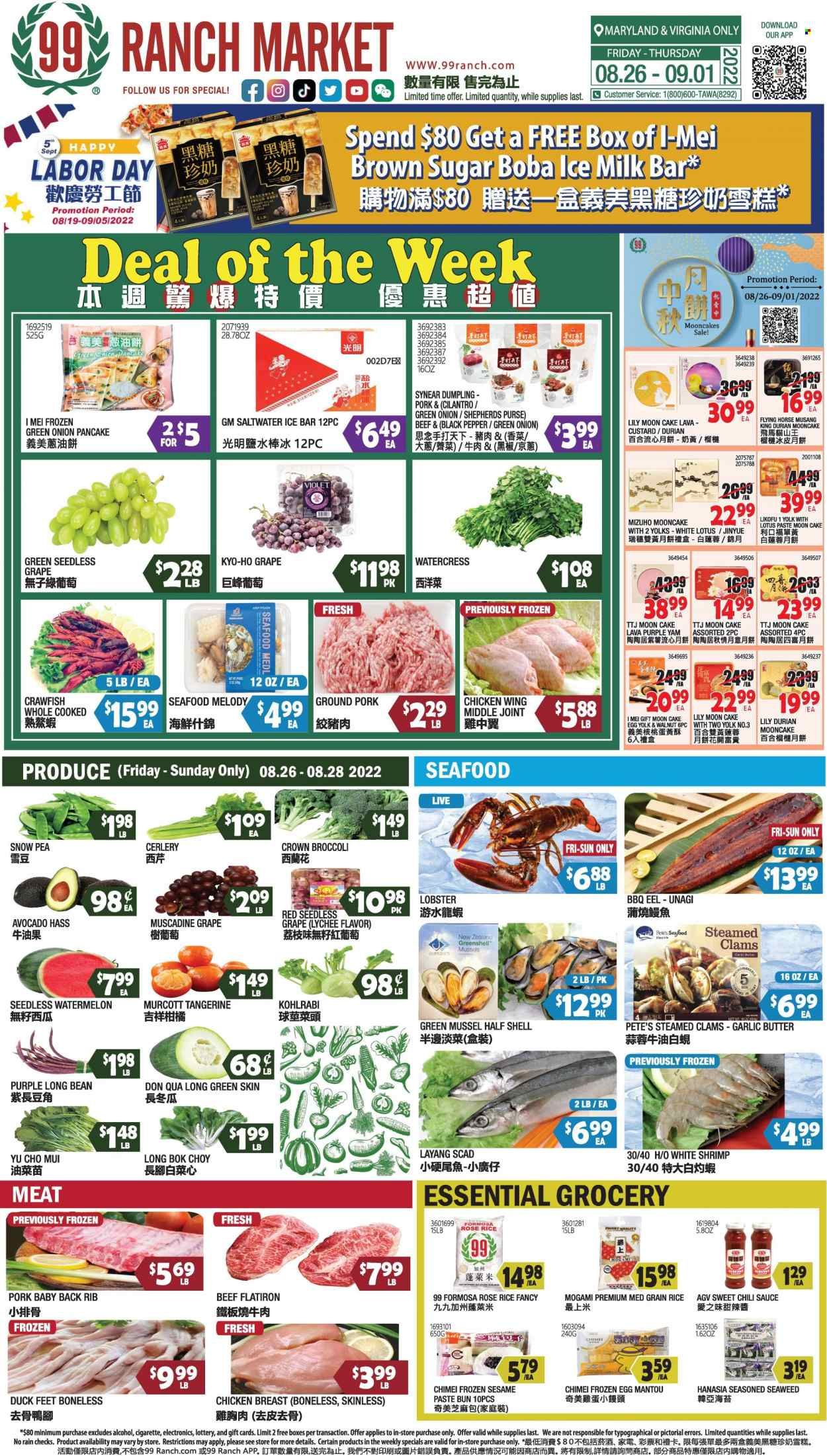 99 Ranch Market (10, MD) Weekly Ad Flyer Specials August 26 to September 1, 2022