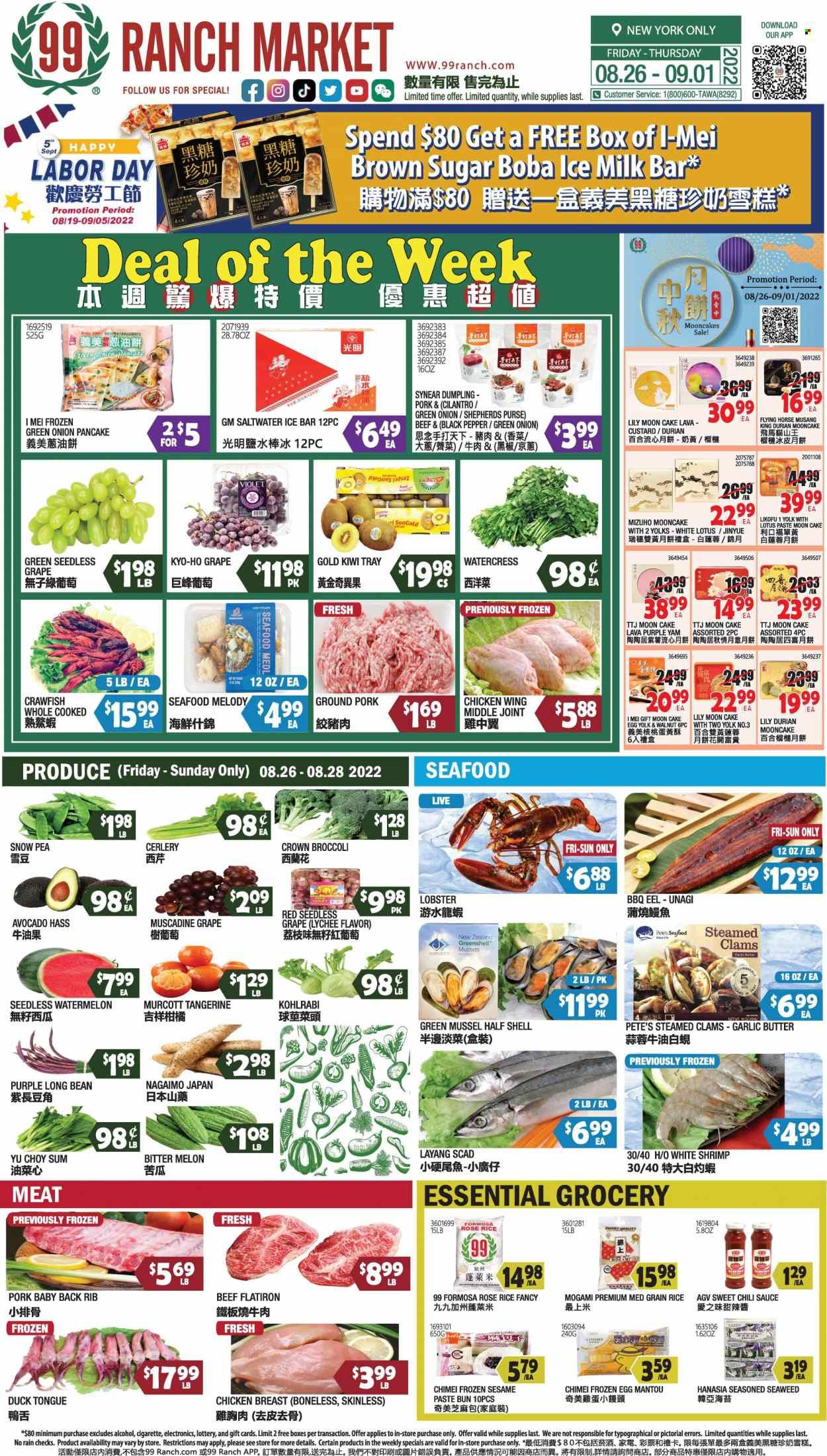99 Ranch Market (15) Weekly Ad Flyer Specials August 26 to September 1, 2022