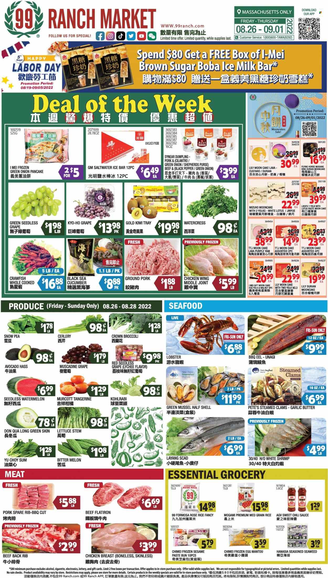 99 Ranch Market (47) Weekly Ad Flyer Specials August 26 to September 1, 2022