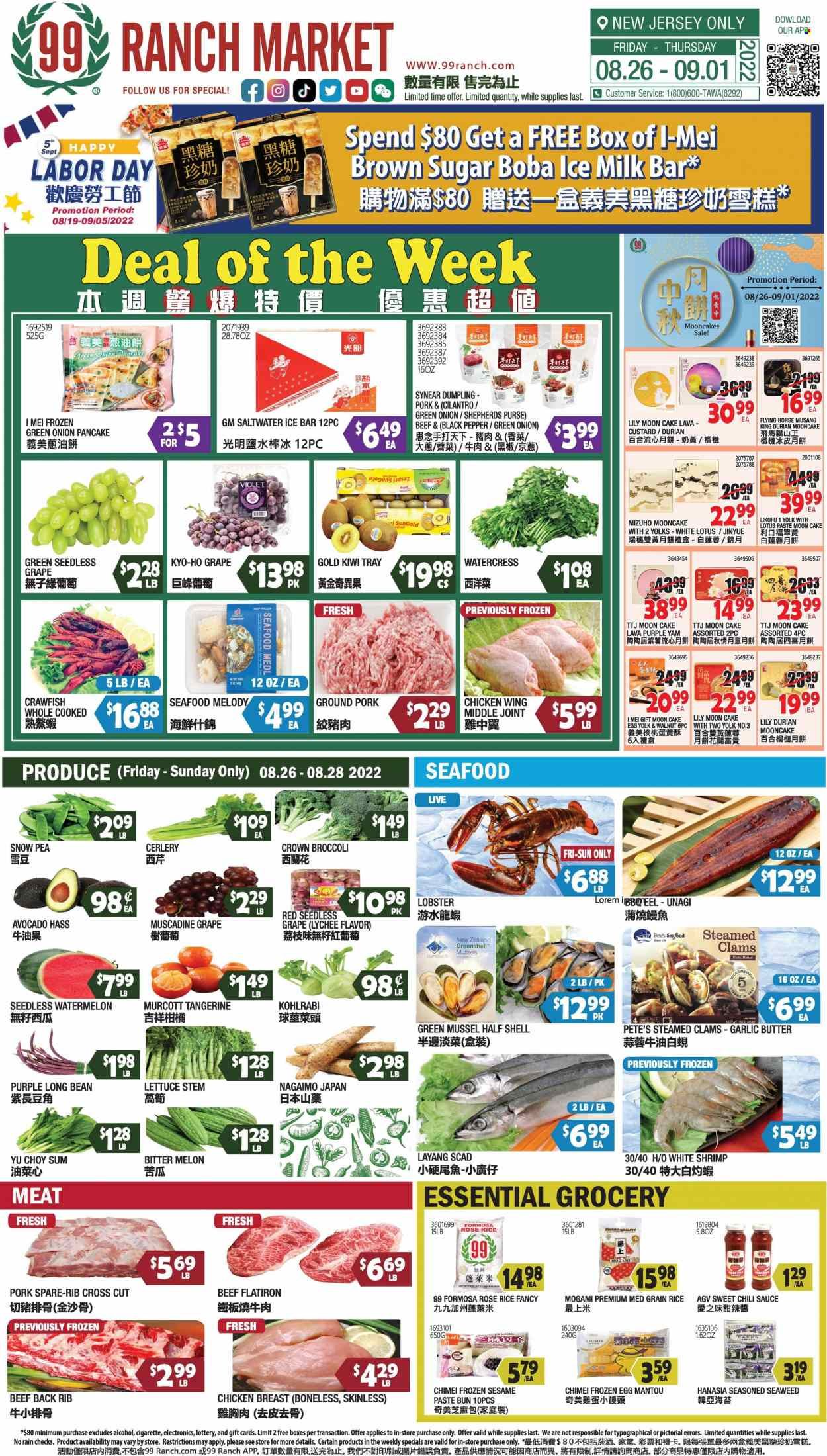 99 Ranch Market (NJ) Weekly Ad Flyer Specials August 26 to September 1, 2022