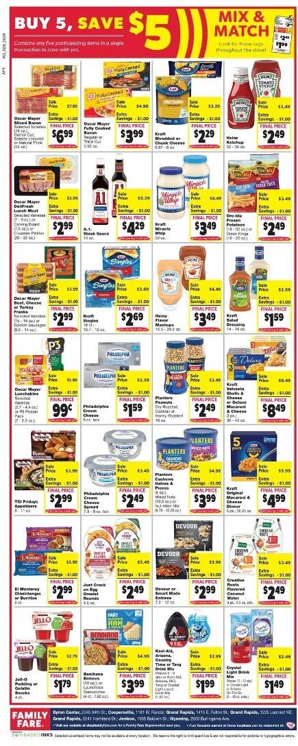 Family Fare (MI) Weekly Ad Flyer Specials August 28 to September 5, 2022