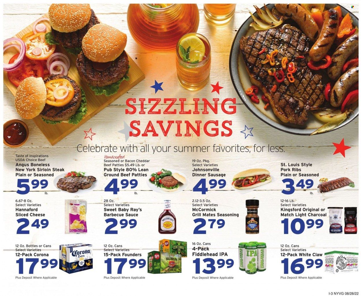 Hannaford (NY) Weekly Ad Flyer Specials August 28 to September 3, 2022