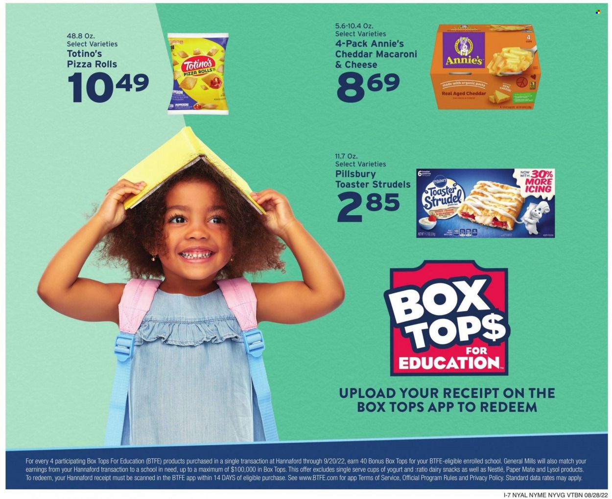 Hannaford (NY) Weekly Ad Flyer Specials August 28 to September 3, 2022