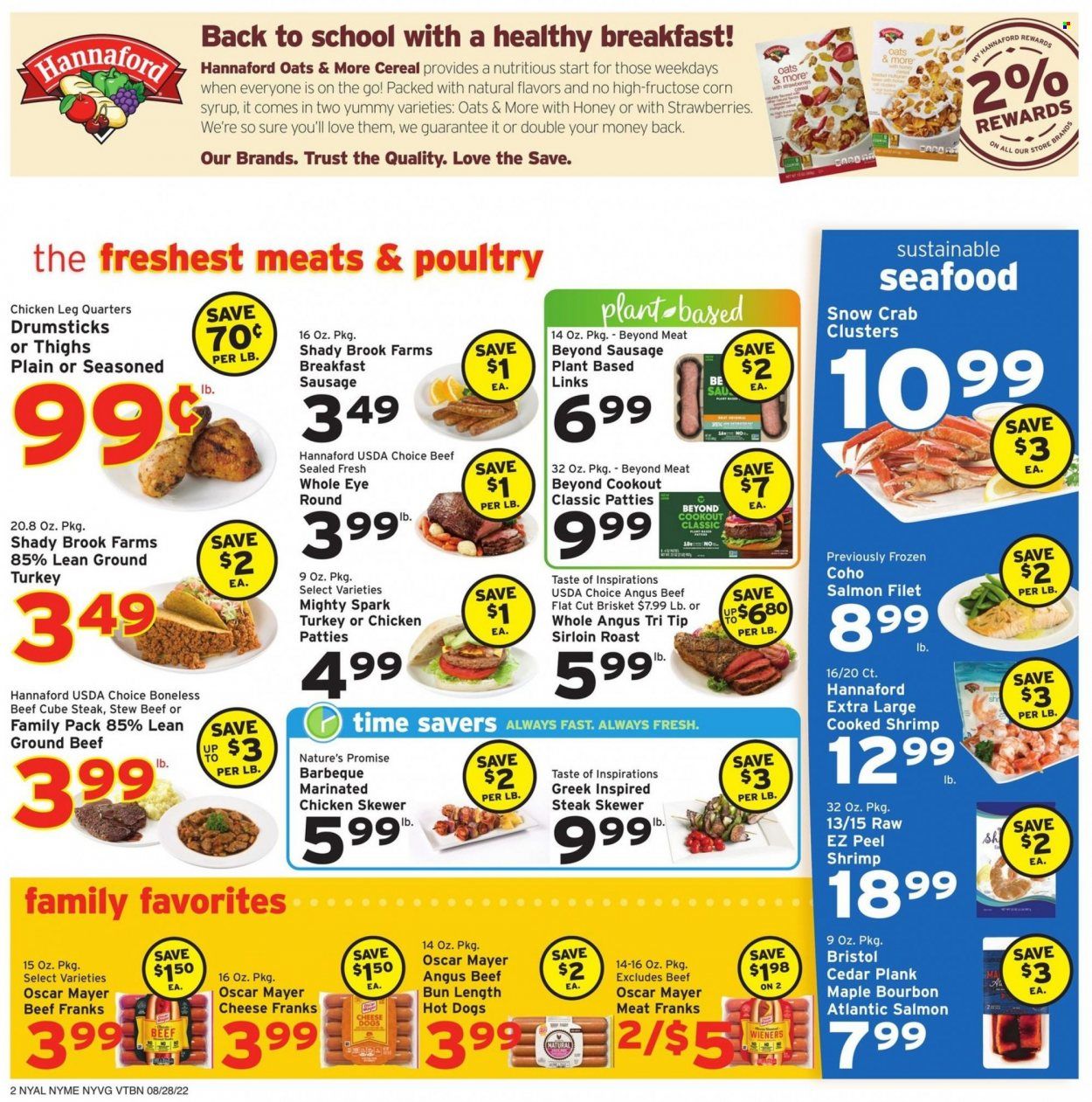 Hannaford (NY) Weekly Ad Flyer Specials August 28 to September 3, 2022
