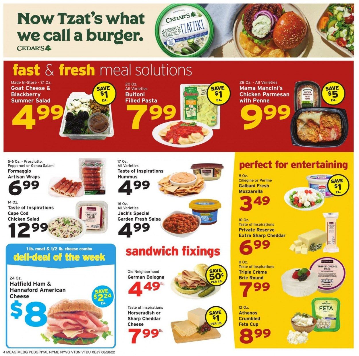 Hannaford (NY) Weekly Ad Flyer Specials August 28 to September 3, 2022