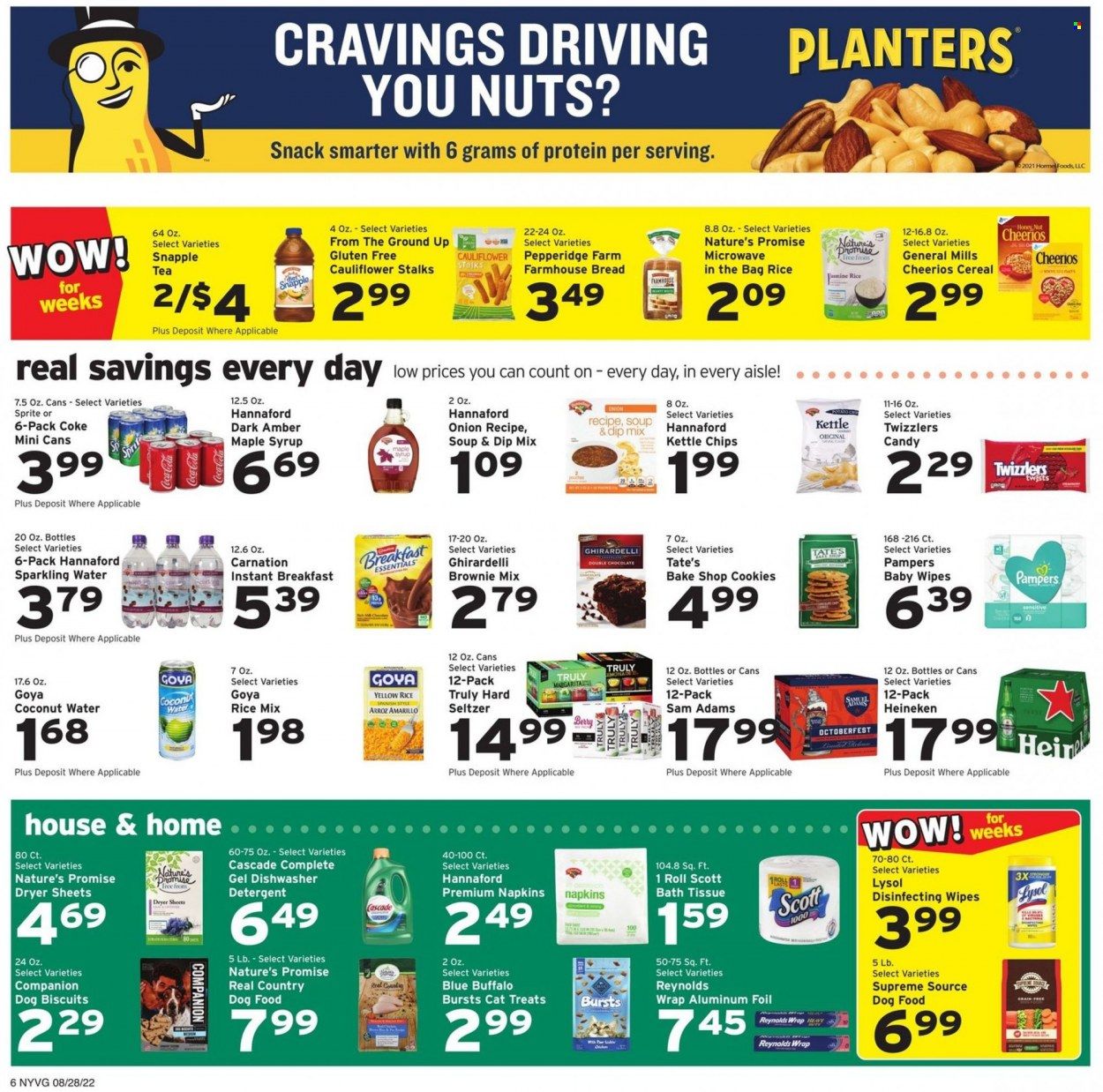 Hannaford (NY) Weekly Ad Flyer Specials August 28 to September 3, 2022