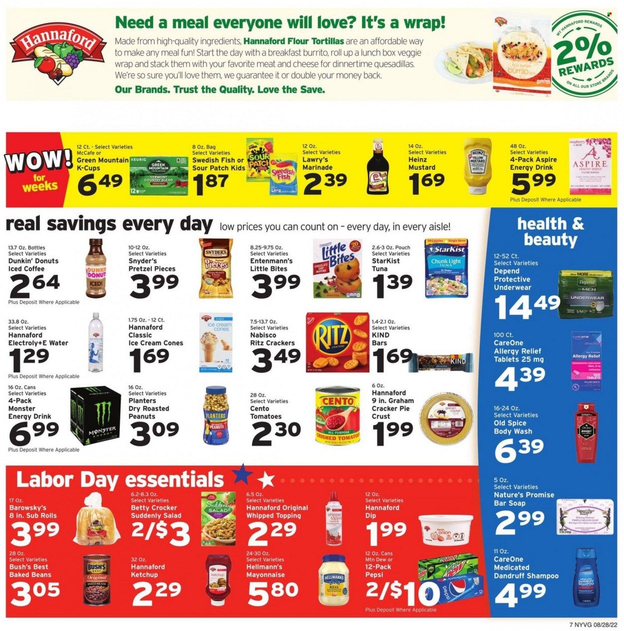Hannaford (NY) Weekly Ad Flyer Specials August 28 to September 3, 2022