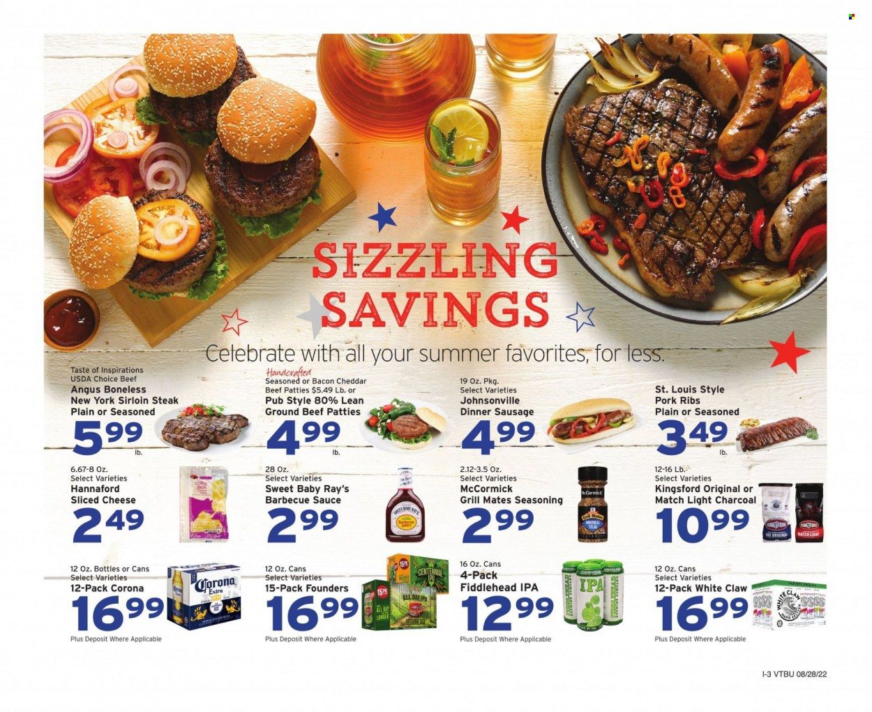 Hannaford (VT) Weekly Ad Flyer Specials August 28 to September 3, 2022