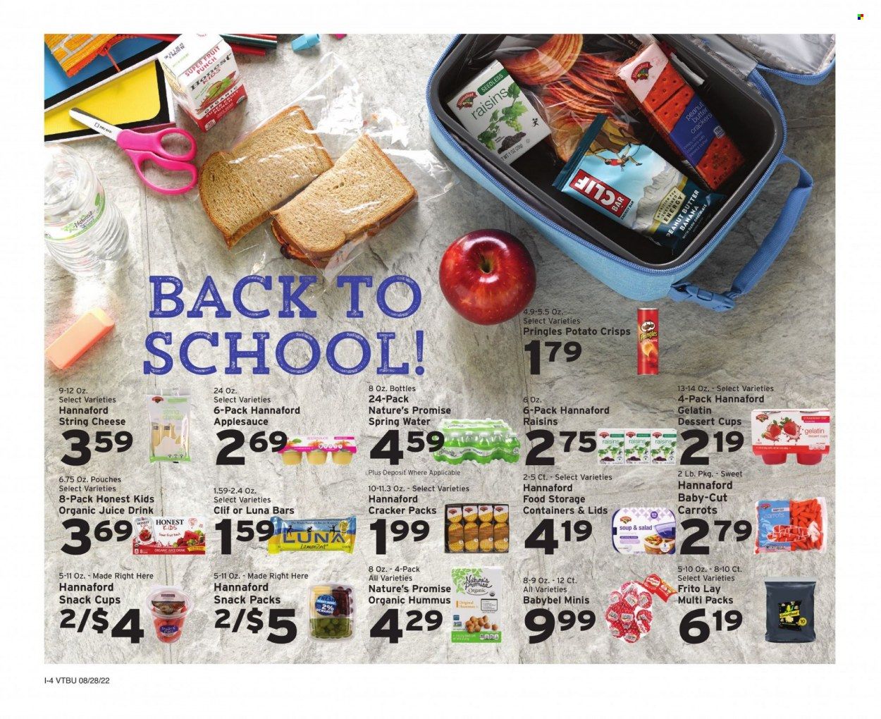 Hannaford (VT) Weekly Ad Flyer Specials August 28 to September 3, 2022