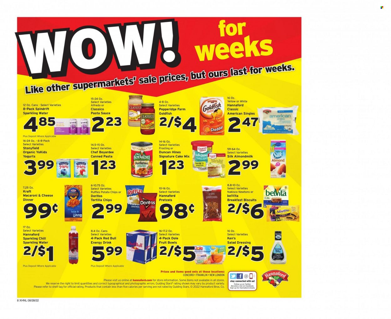 Hannaford (NH) Weekly Ad Flyer Specials August 28 to September 3, 2022