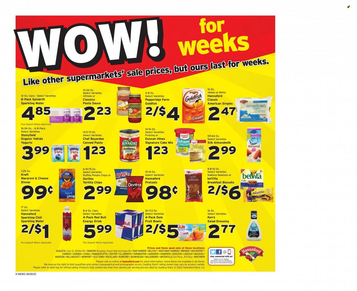 Hannaford (ME) Weekly Ad Flyer Specials August 28 to September 3, 2022