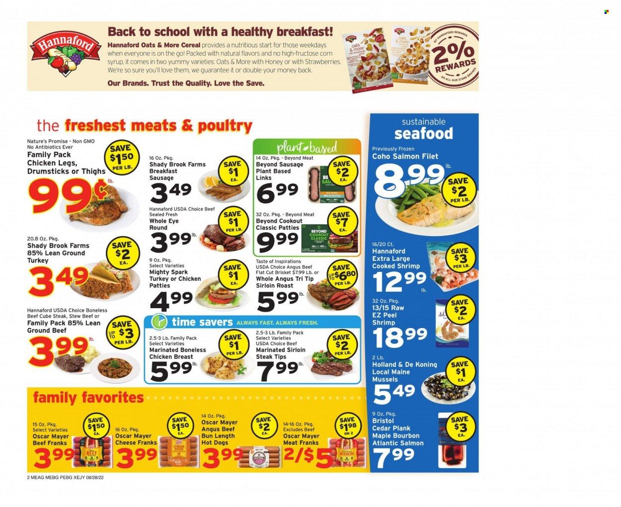 Hannaford (ME) Weekly Ad Flyer Specials August 28 to September 3, 2022
