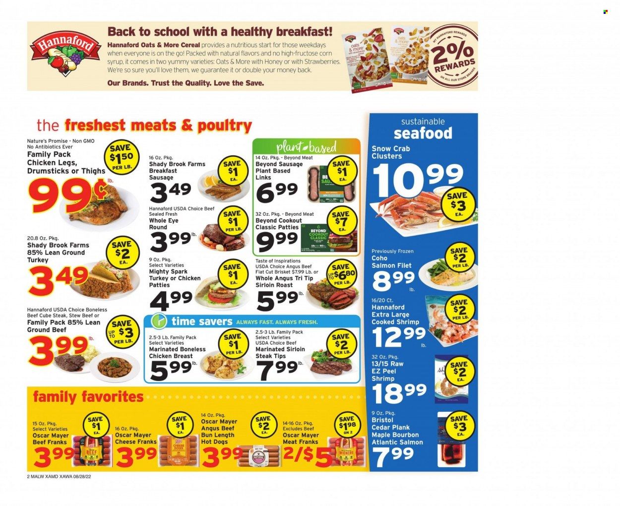 Hannaford (MA) Weekly Ad Flyer Specials August 28 to September 3, 2022
