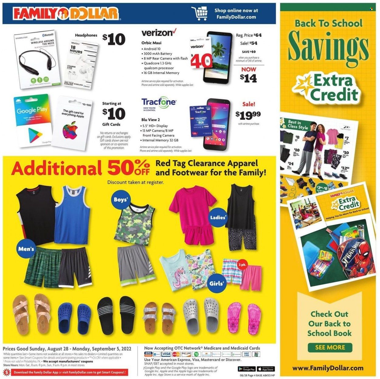 Family Dollar Weekly Ad Flyer Specials August 28 to September 5, 2022