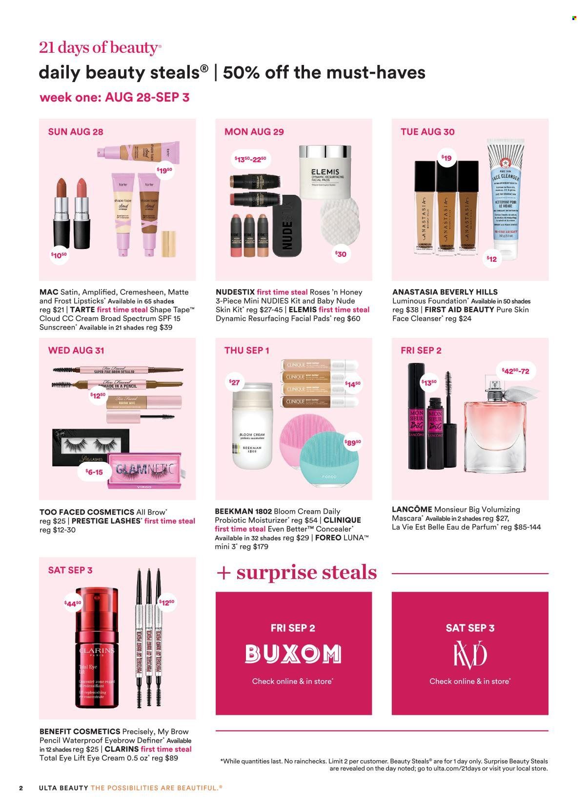Ulta Beauty Weekly Ad Flyer Specials August 28 to September 17, 2022