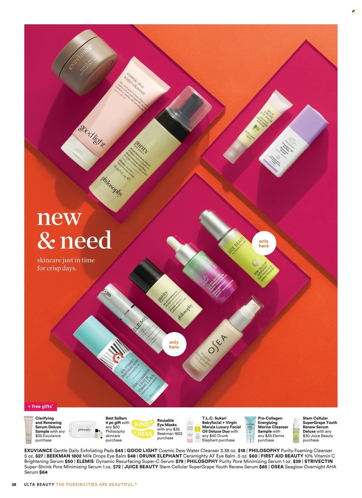 Ulta Beauty Weekly Ad Flyer Specials August 28 to September 17, 2022