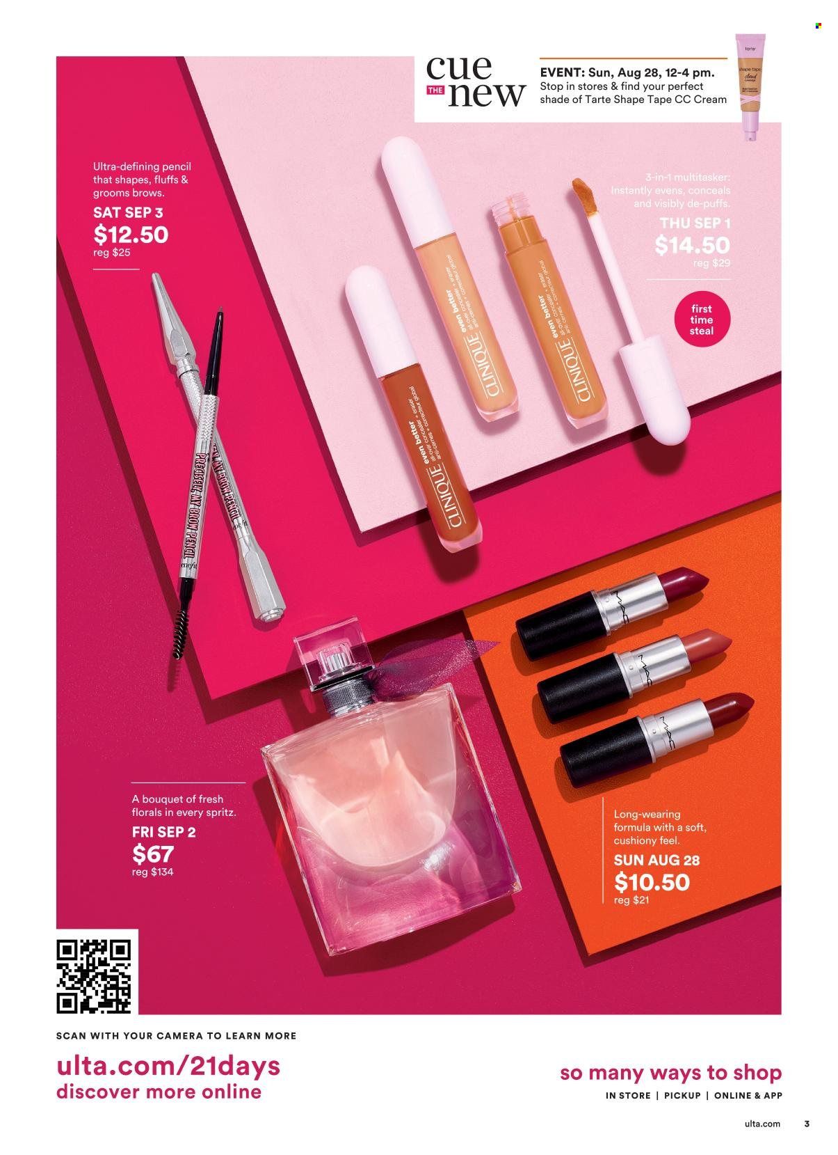 Ulta Beauty Weekly Ad Flyer Specials August 28 to September 17, 2022