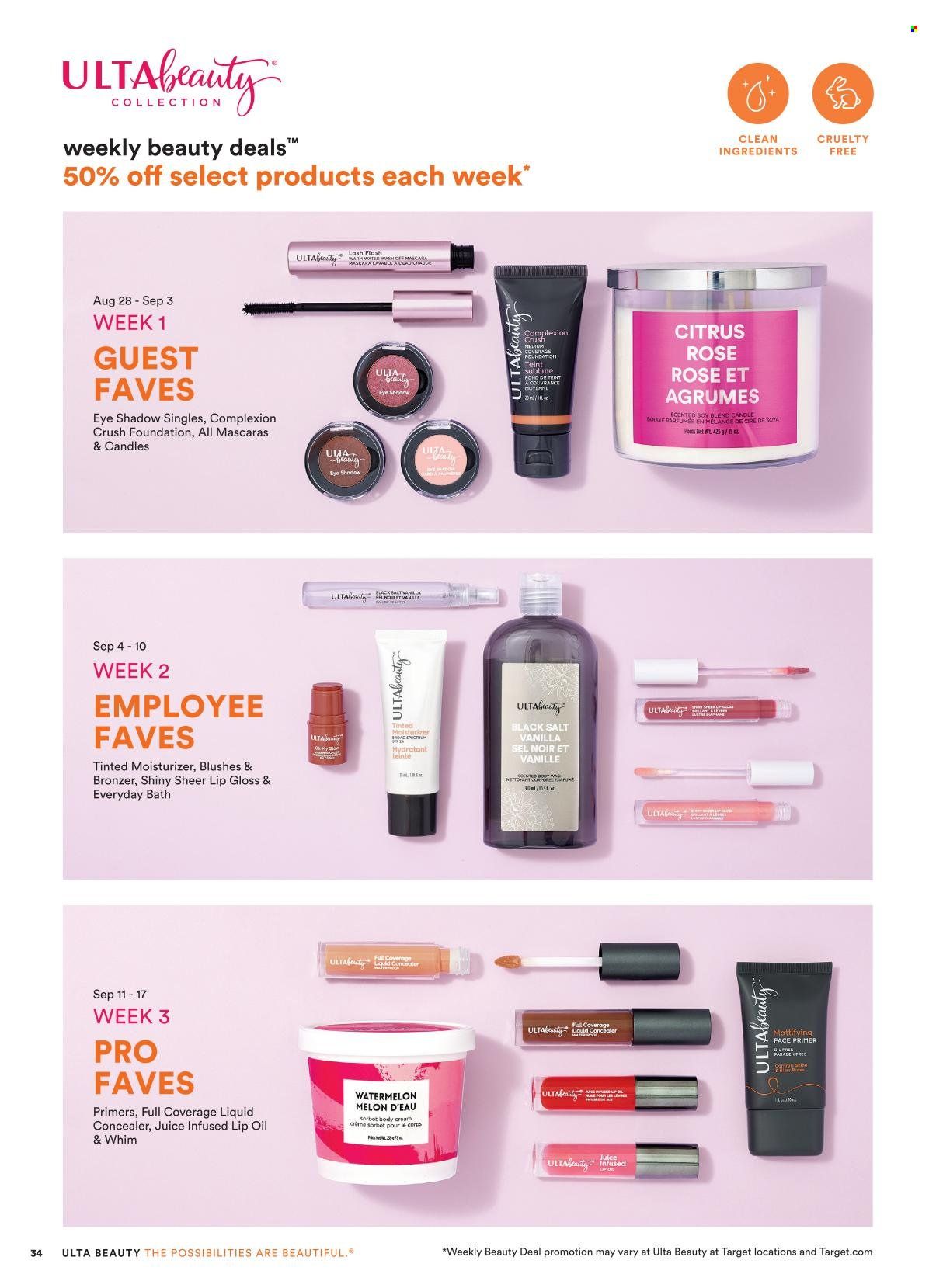 Ulta Beauty Weekly Ad Flyer Specials August 28 to September 17, 2022