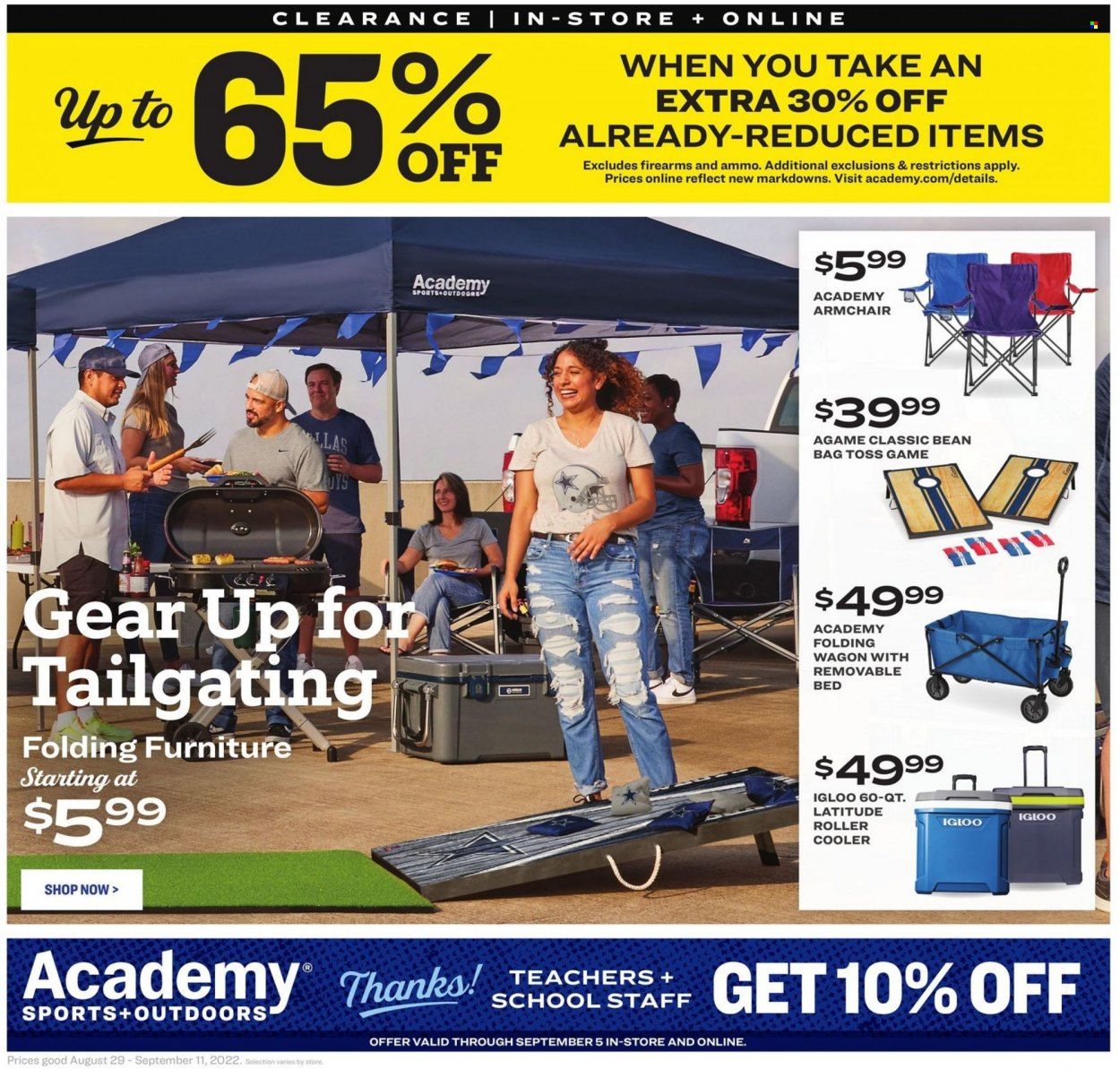 Academy Sports + Outdoors Weekly Ad Flyer Specials August 29 to September 11, 2022