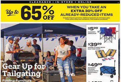 Academy Sports + Outdoors Weekly Ad Flyer Specials August 29 to September 11, 2022