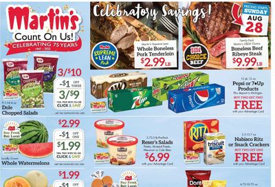 Martin’s (IN, MI) Weekly Ad Flyer Specials August 28 to September 3, 2022