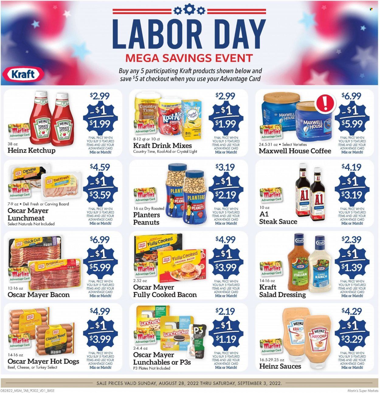 Martin’s (IN, MI) Weekly Ad Flyer Specials August 28 to September 3, 2022