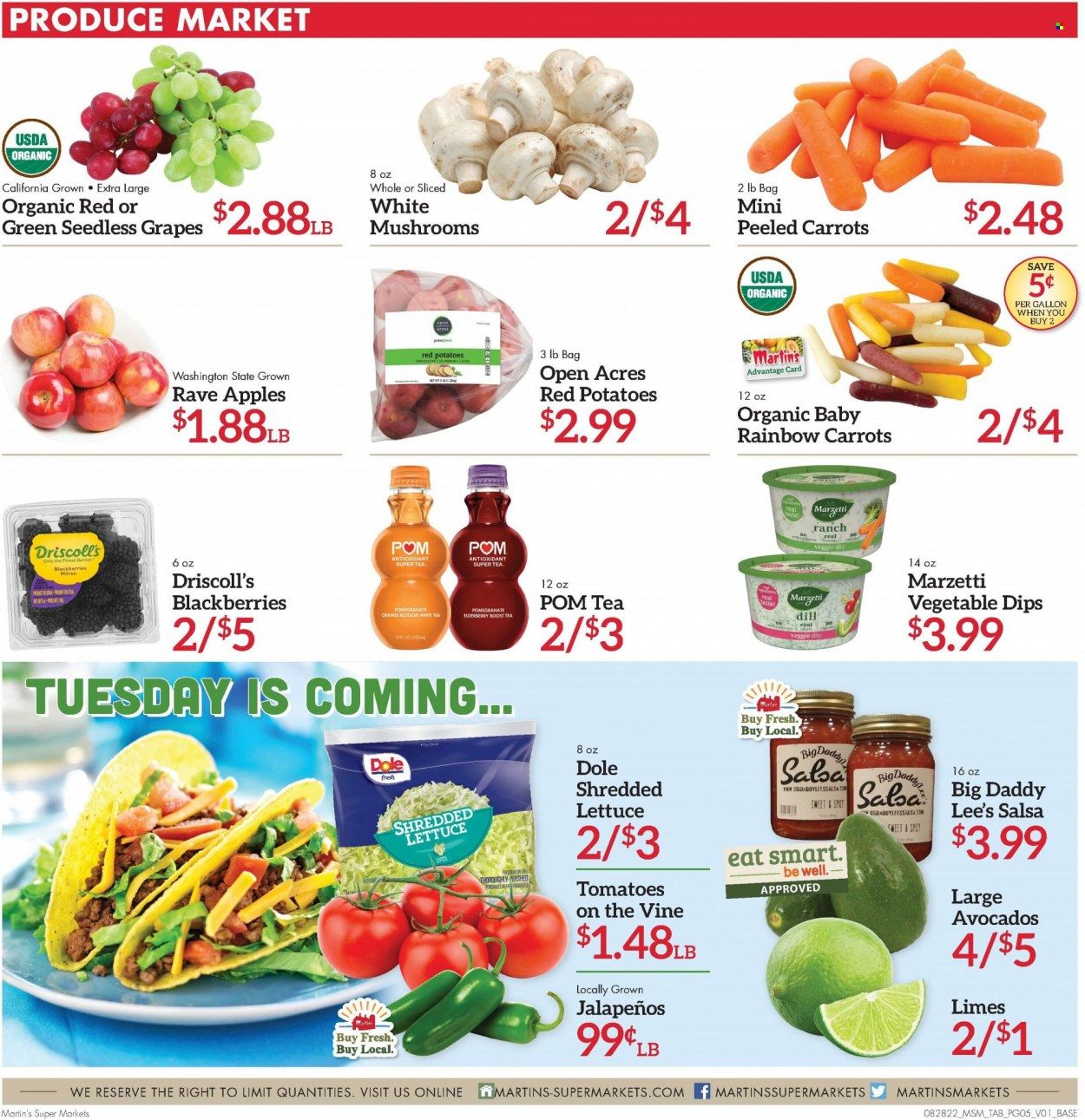Martin’s (IN, MI) Weekly Ad Flyer Specials August 28 to September 3, 2022