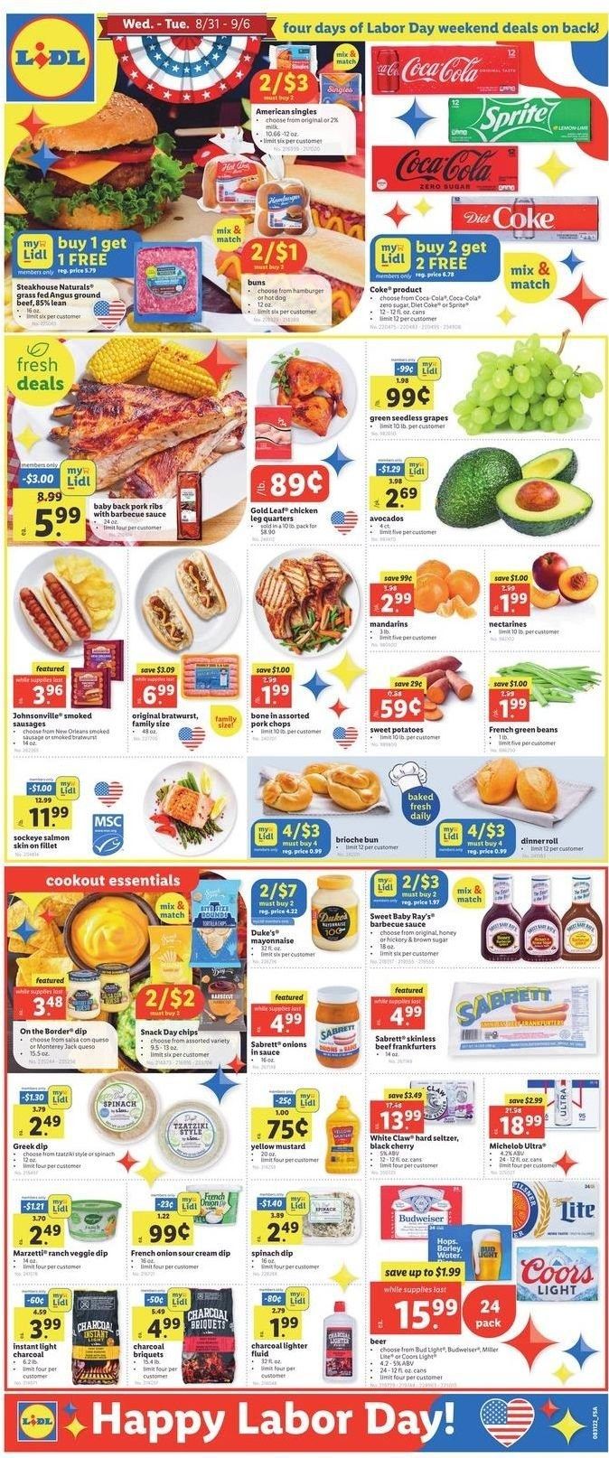 Lidl (GA, MD, NC, NJ, PA, SC, VA) Weekly Ad Flyer Specials August 31 to September 6, 2022