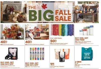 Michaels Weekly Ad Flyer Specials August 28 to September 3, 2022